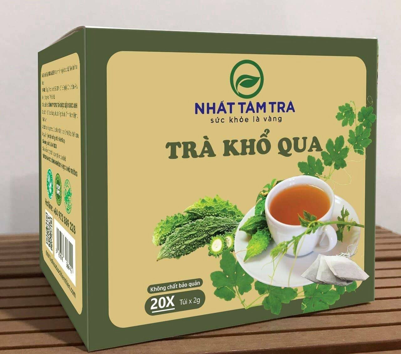 Sản phẩm" Trà Khổ Qua" của  Trà Dược Liệu Ngọc Anh 